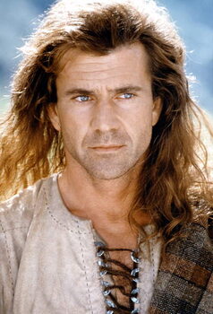 Umělecká fotografie Mel Gibson, Braveheart, 1995