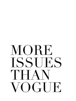 Illustrasjon More issues than vogue