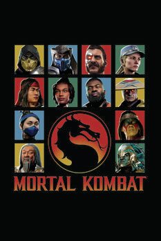 Druk artystyczny Mortal Kombat - Characters