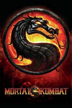 Kunstafdruk Mortal Kombat - Draak