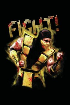Lámina Mortal Kombat - Fight