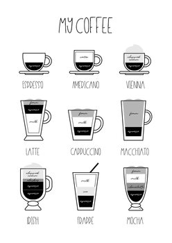 Ilustracja My coffee
