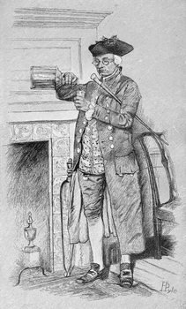 Reproducción de arte Mynheer's Morning Horn, from Harper's Magazine, 1881