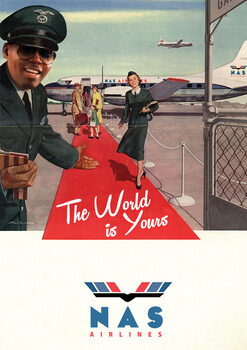Kunstplakat Nas Airlines