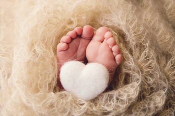 Kunstfotografie Newborn Feet