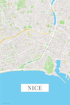 Mapa Nice color