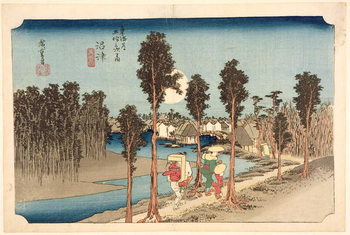 Reproducción de arte Numazu - Twilight, from the series, '53 Stations on the Eastern Coast Road', 1833
