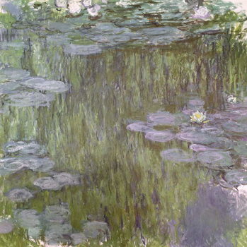 Nympheas at Giverny, 1918 Reproduction de Tableau
