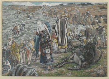 Reproducción de arte On Return from Jerusalem it is noticed that Jesus is Lost, illustration from 'The Life of Our Lord Jesus Christ'