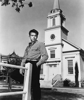 Kunstfotografie On The Set, James Dean, East Of Eden 1954 Directed By Elia Kazan