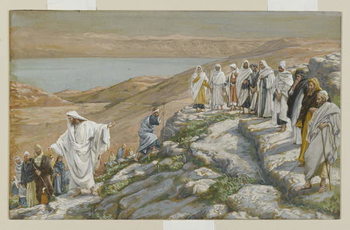 Reproducción de arte Ordaining of the Twelve Apostles, illustration from 'The Life of Our Lord Jesus Christ'