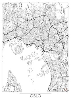 Mapa Oslo