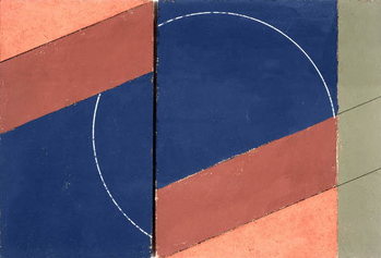 Painting - Interrupted Circle, 2000 Reproduction de Tableau