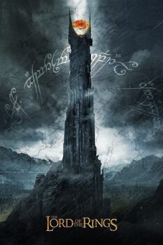 Umělecký tisk Pán Prstenů - Sauronova věž