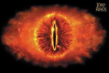 Umělecký tisk Pán Prstenů - Sauronovo oko