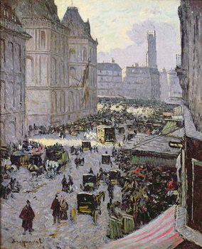 Paris Street Scene Reproduction de Tableau