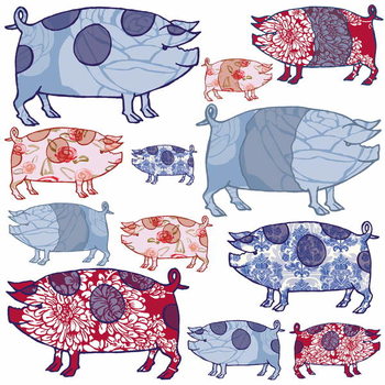 Obrazová reprodukce Piggy in the Middle, 2005