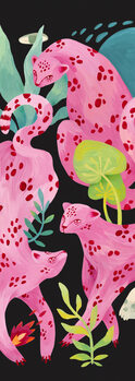 Illustration Pink Leopards
