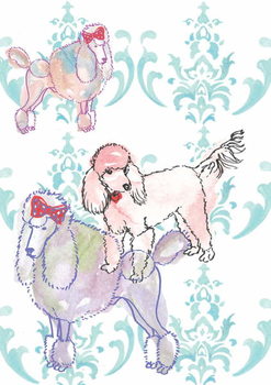 Fine Art Print Poodles, 2013