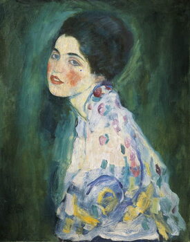 Kunstdruck Portrait of a young woman, 1916-17