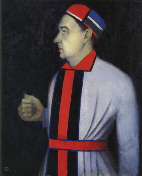 Konsttryck Portrait of Nikolai Punin