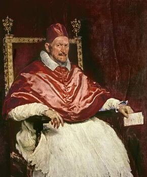 Reprodukcja Portrait of Pope Innocent X (1574-1655), 1650