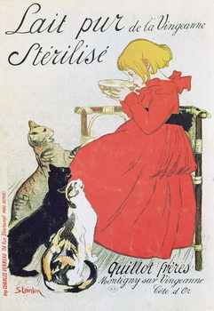 Obrazová reprodukce Poster advertising 'Pure Sterilised Milk