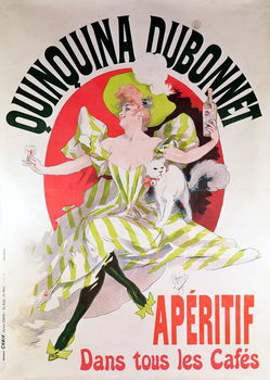 Reproducción de arte Poster advertising 'Quinquina Dubonnet' aperitif, 1895