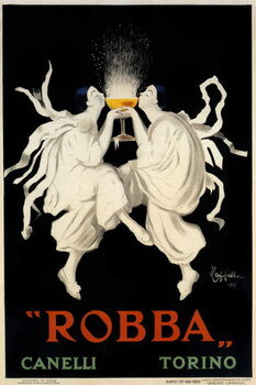 Kunsttryk Poster advertising Spumante Robba Canelli