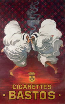 Reprodukcija umjetnosti Poster advertising the cigarette brand, Bastos