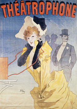 Reproduction de Tableau Poster Advertising the 'Theatrophone'