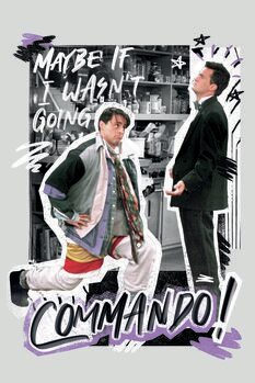 Umjetnički plakat Prijatelji - Commando!