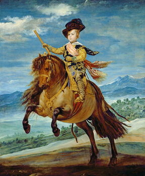 Reprodukcja Prince Balthasar Carlos on Horseback, c.1635-36