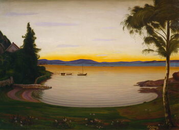 Konsttryck Quiet Evening, Nærsnes, 1932