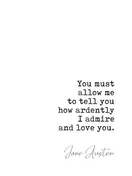 Ilustrácia Quote Austen