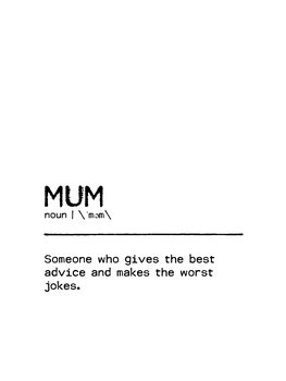 Ilustrace Quote Mum Worst Jokes