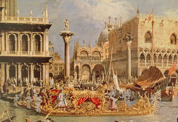 Reproducción de arte Return of the Bucintoro on Ascension Day (oil on canvas)