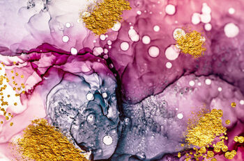 Illustrazione River. Marble art. Background.