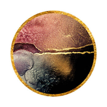 Illustrazione River. Marble art. Background.