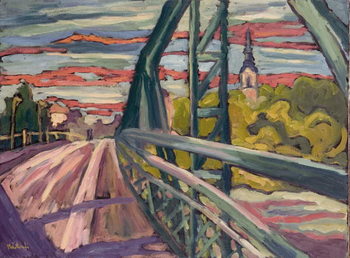 Reproduction de Tableau Road to my Town, 2004