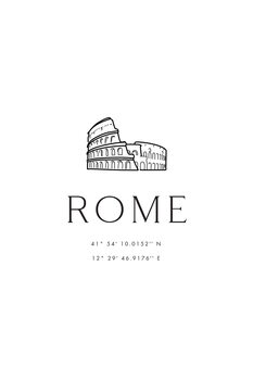 Ilustración Rome coordinates
