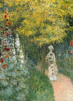 Kunsttryk Rose Garden, 1876