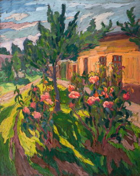 Umelecká tlač Roses in my Forecourt, 2012