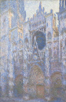 Umelecká tlač Rouen Cathedral, West facade, 1894