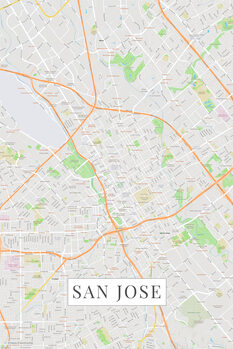 Mapa San Jose color