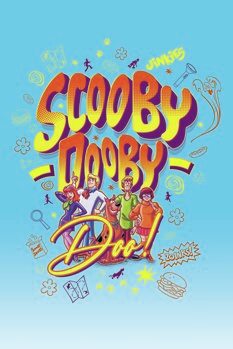 Umjetnički plakat Scooby Doo - Zoinks!