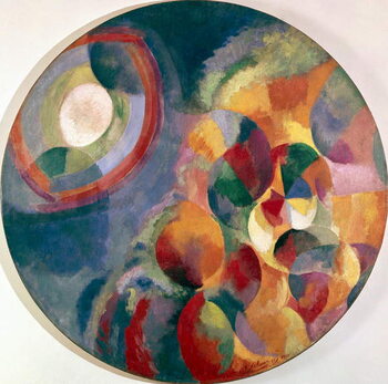 Konsttryck Simultaneous Contrasts: Sun and Moon, 1912-13
