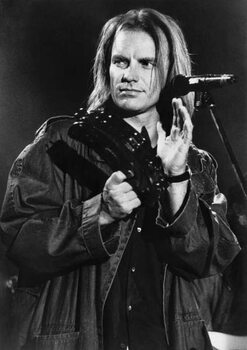 Umělecká fotografie Singer Sting In 1989