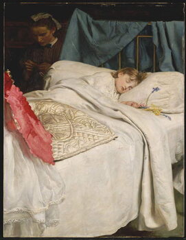 Reprodukcija umjetnosti Sleeping, c.1865