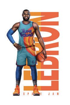 Konsttryck Space Jam 2 - LeBron text